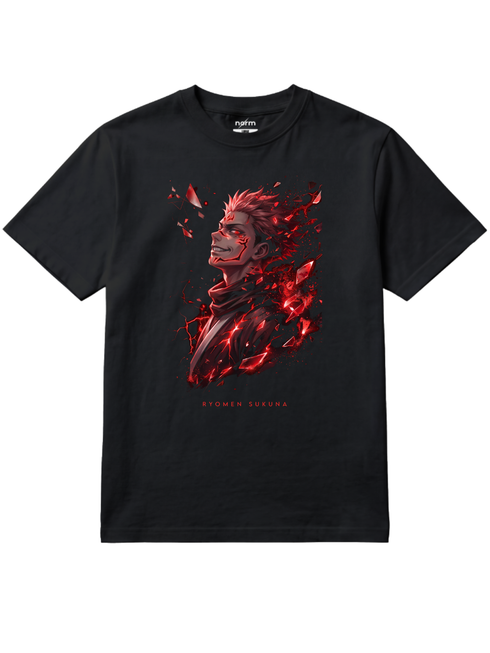 NotNorm Jujutsu Kaisen Sukuna Anime Graphic Tee