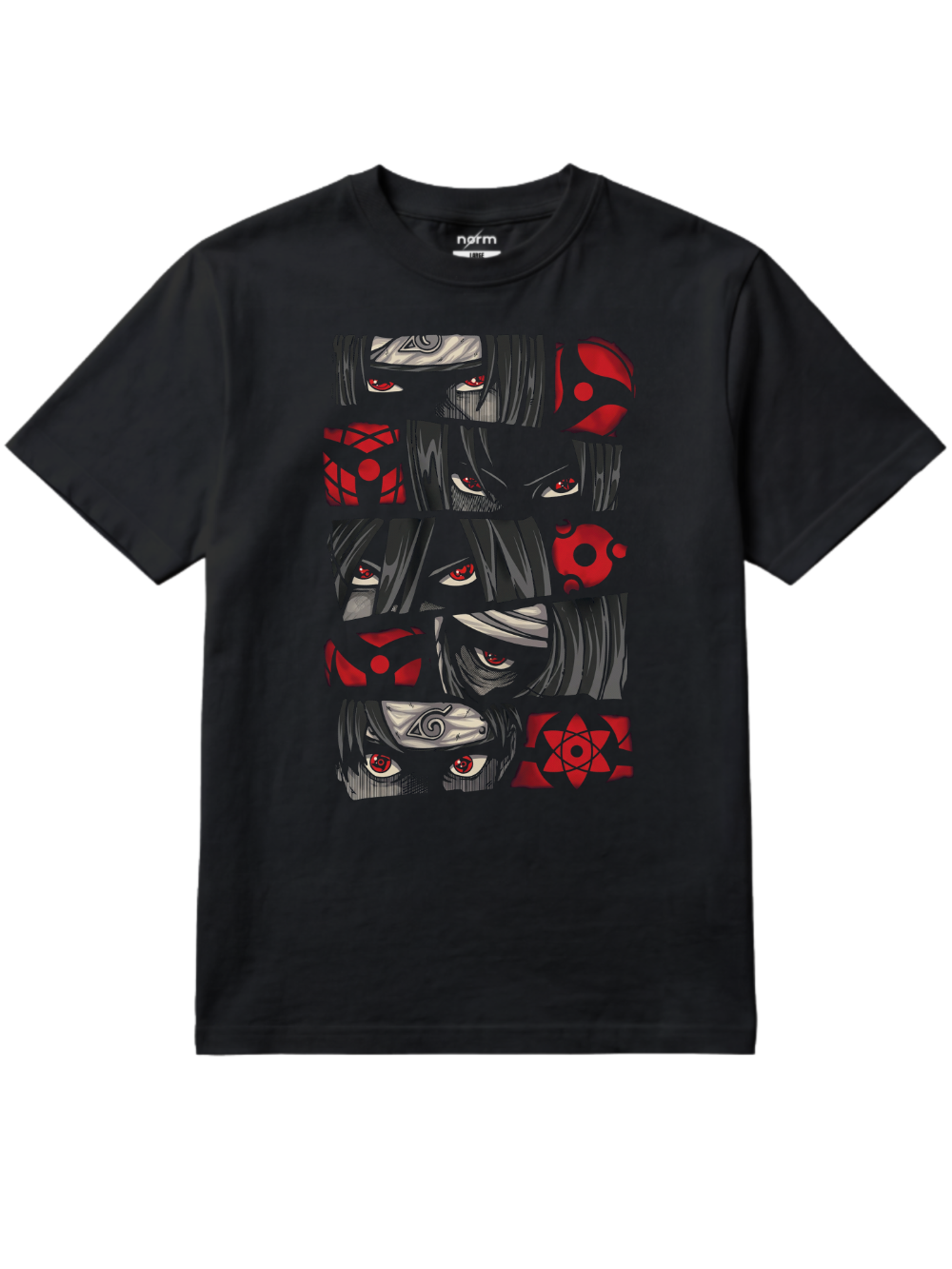 NotNorm Naruto Uchiha Anime Graphic Tee