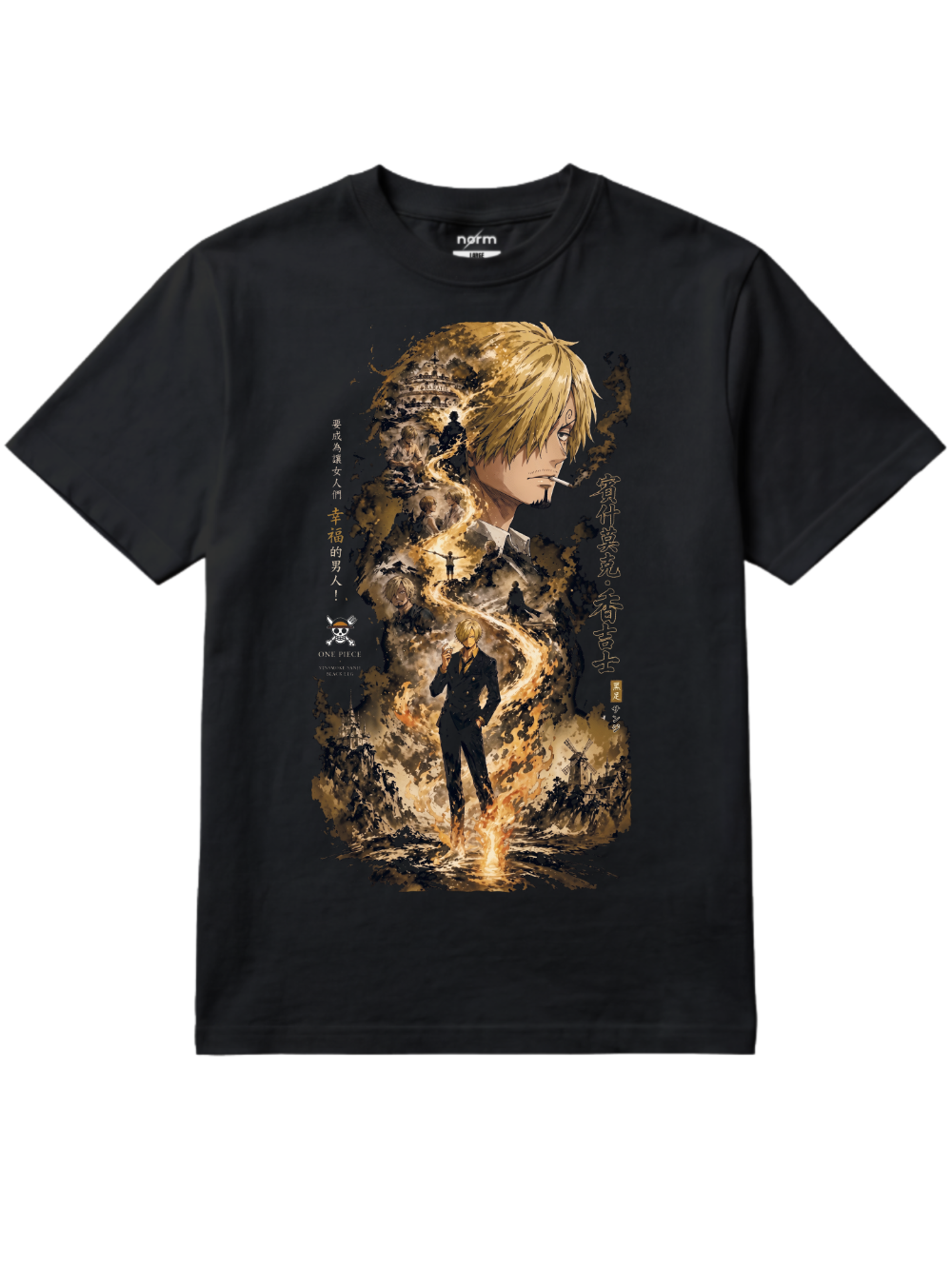 NotNorm One Piece Sanji Anime Graphic Tee