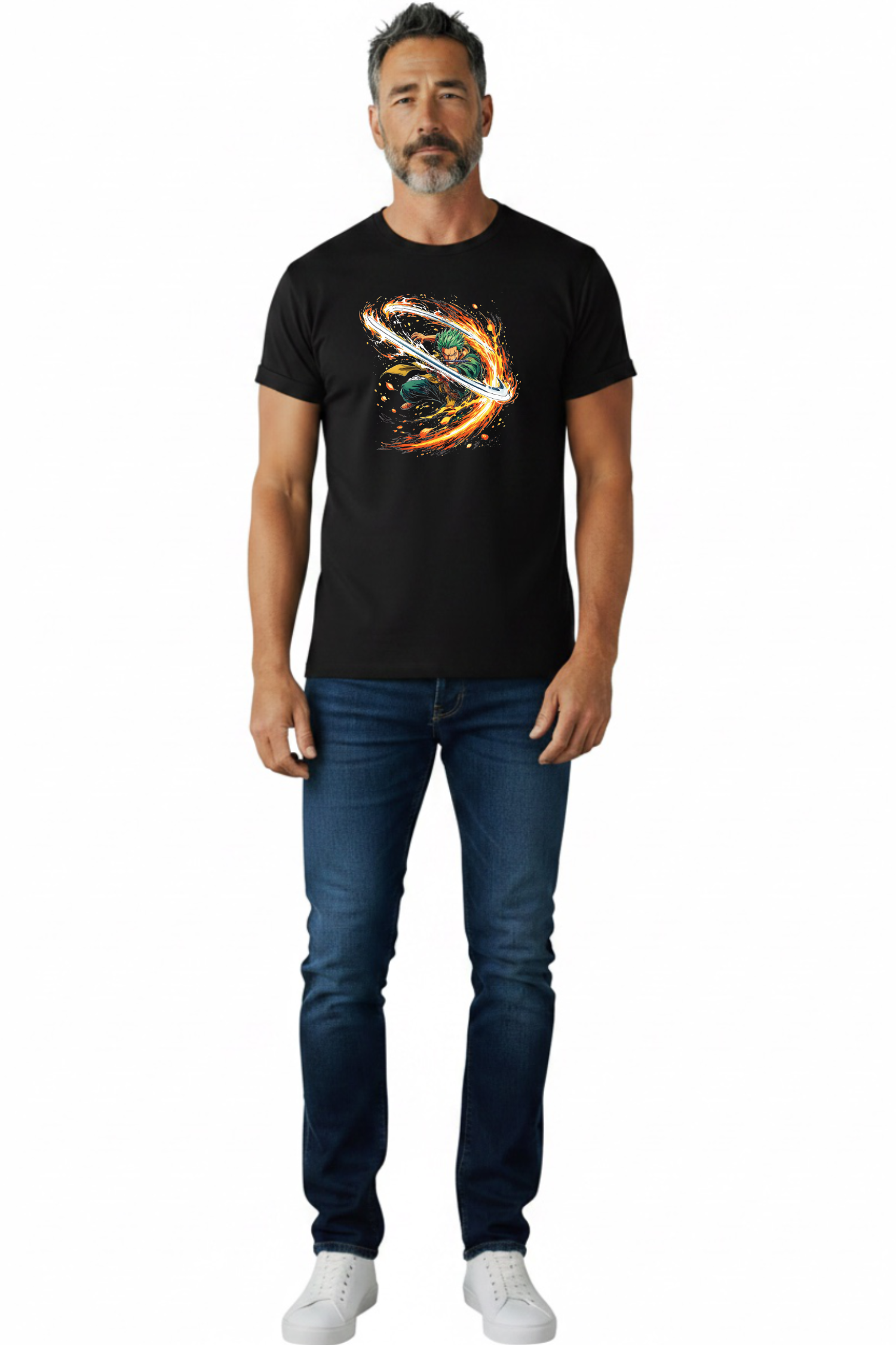 NotNorm One Piece Zoro's Slash Anime Graphic Tee