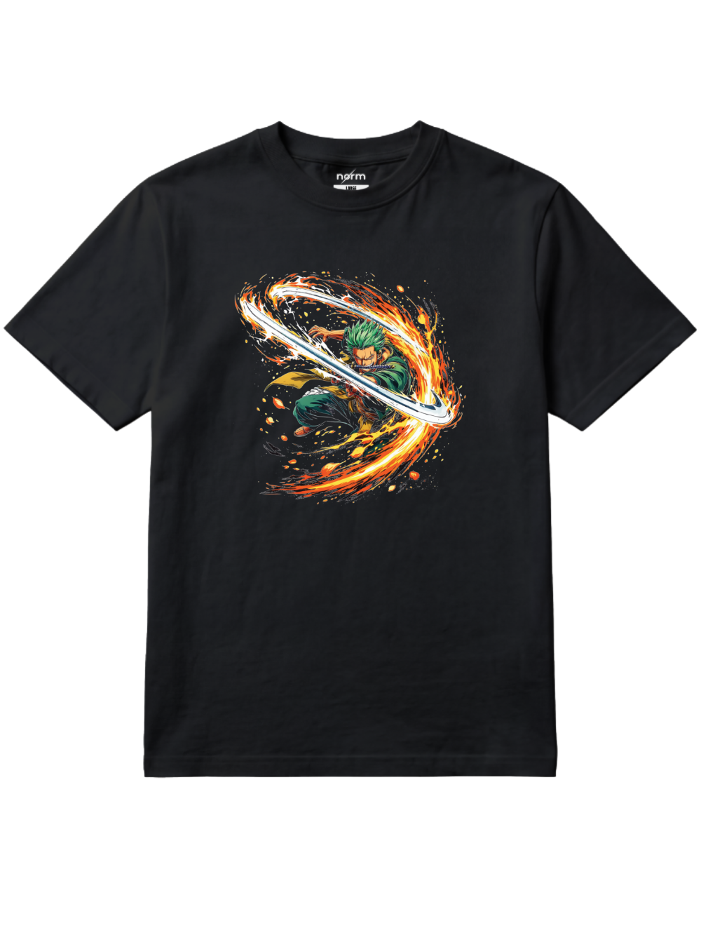 NotNorm One Piece Zoro's Slash Anime Graphic Tee