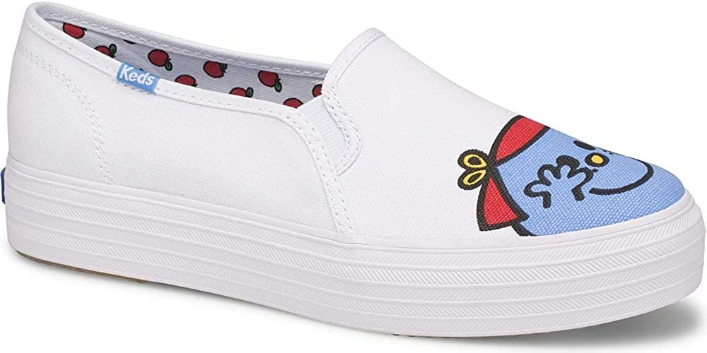 Keds Womens X Little Miss Giggles Triple Decker Slip-On Sneakers