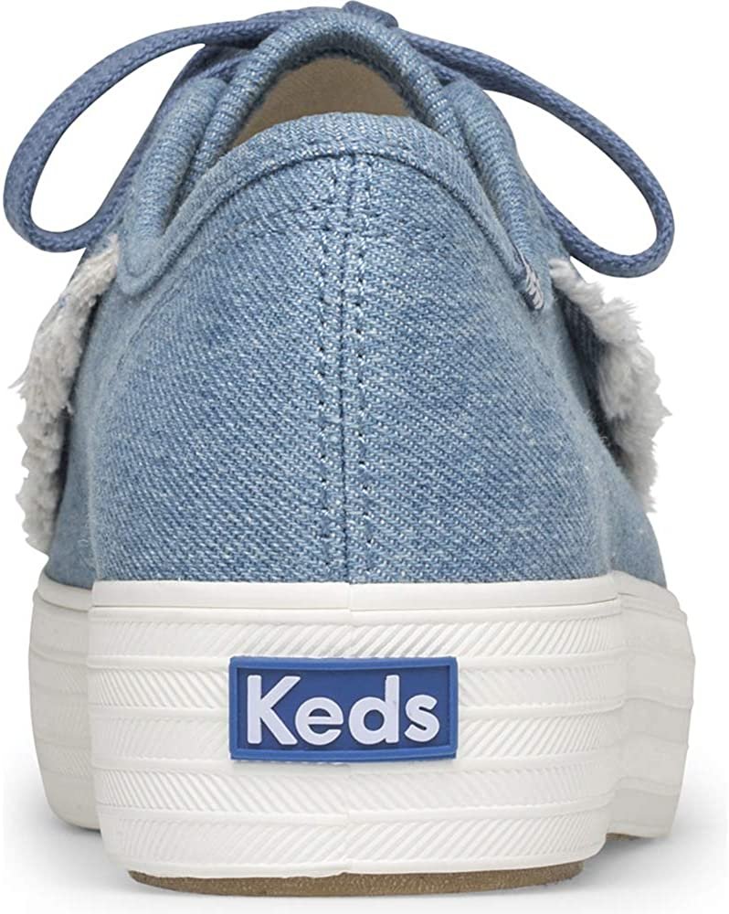Keds Women's Triple Kick Ruffle Fabric Fashion Sneaker