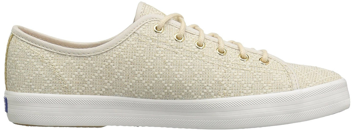 Keds Women's Kickstart Natural Geo Canvas Fashion Sneaker