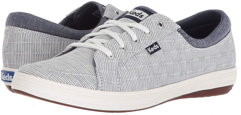 Keds Women's Vollie Ll Railroad Stripe Sneaker